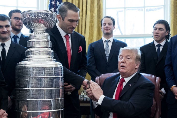 Трамп восхищался Овечкиным перед инаугурацией